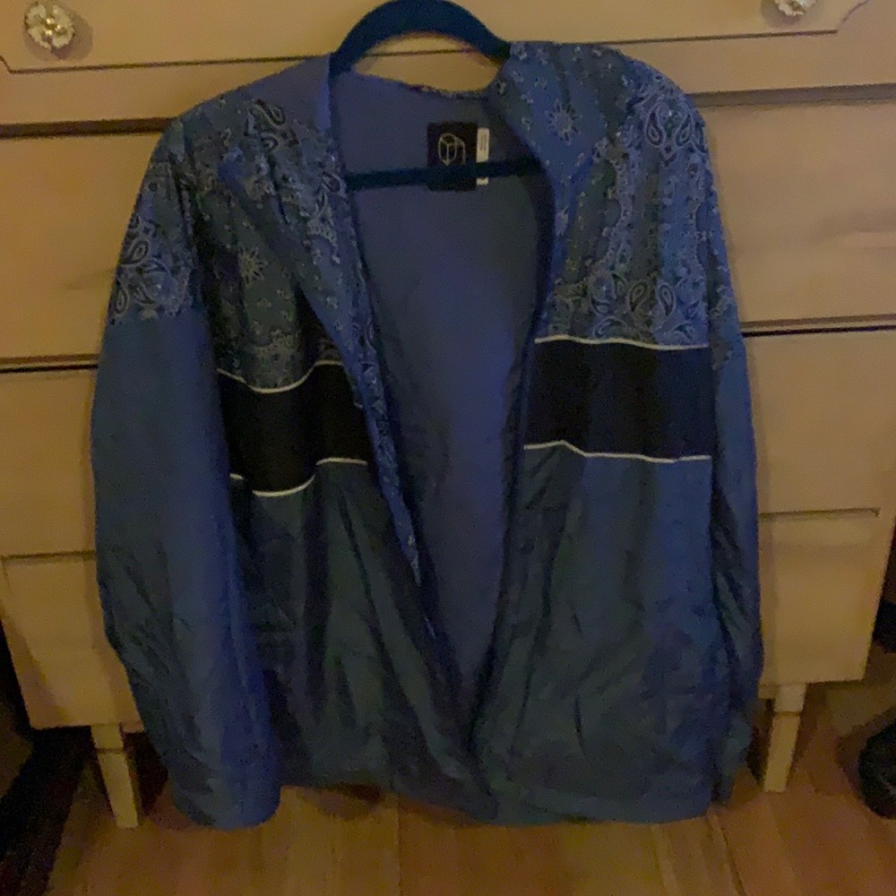 Royal Blue/Navy Blue Rain Jacket